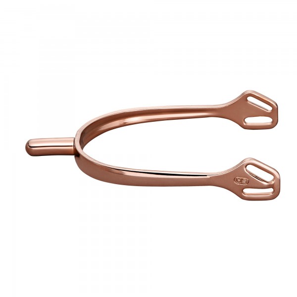 SPRENGER ULTRA fit Sporen - Edelstahl rostfrei bronze, 25 mm abgerundet