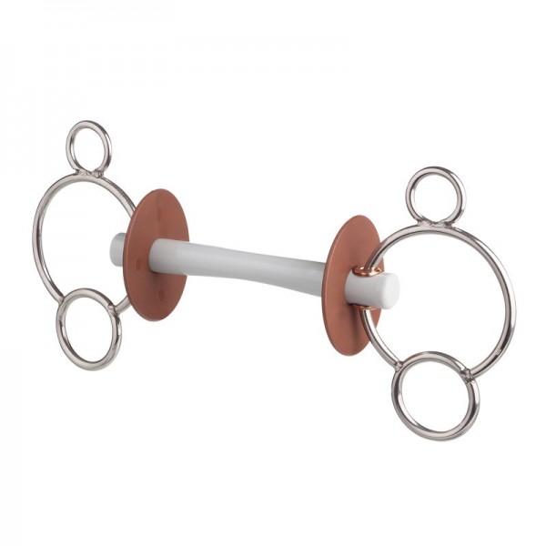 beris 3-Ring-Gebiss mit Comfortstange, dünn