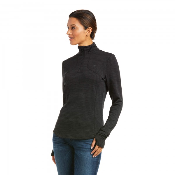 ARIAT Damen Gridwork 1/4 Zip Baselayer