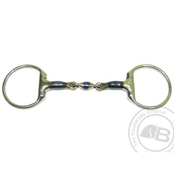 Bombers Gebiss Olivenkopf "Lock-up" elliptical / doppelt gebrochen