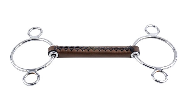 Trust Leder 3-Ring Wassertrense "Straight"