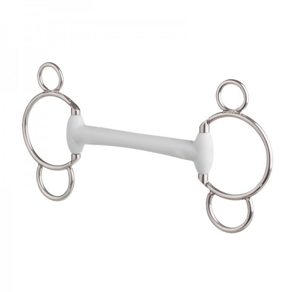 beris 3-Ring-Gebiss mit Olivenkopfstange