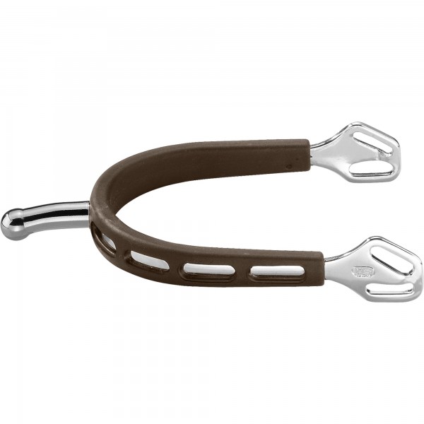 SPRENGER ULTRA fit BROWN GRIP Sporen - Edelstahl rostfrei, 30 mm kugelförmig