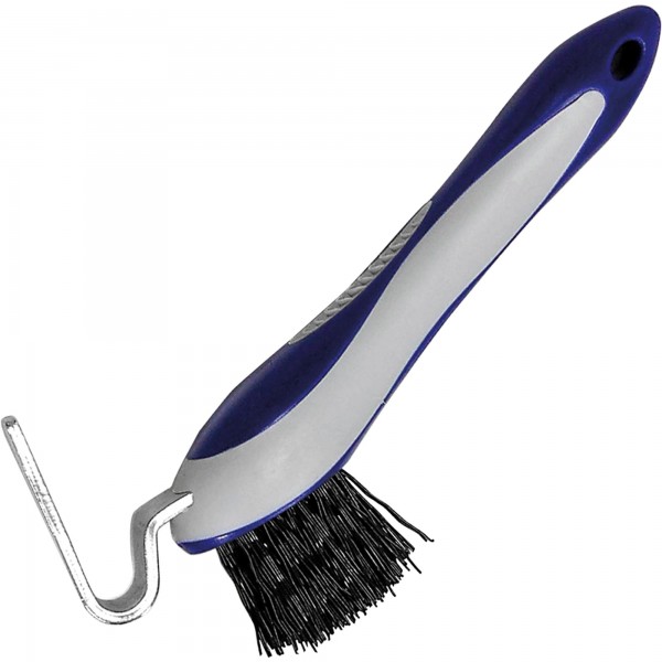 SPRENGER Huf-Pick mit Bürste - BLUE LINE blau / grau