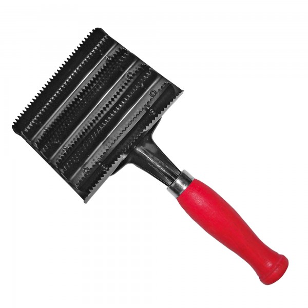 SPRENGER Kuhstriegel 8-reihig - Stahl lackiert, Maße 240 x 115 mm