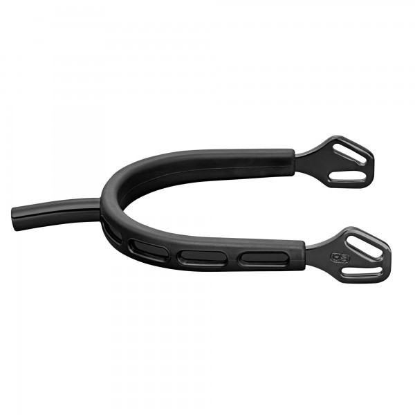 SPRENGER ULTRA fit EXTRA GRIP Sporen "Black Series" - Edelstahl rostfrei anthrazit, 35 mm flach